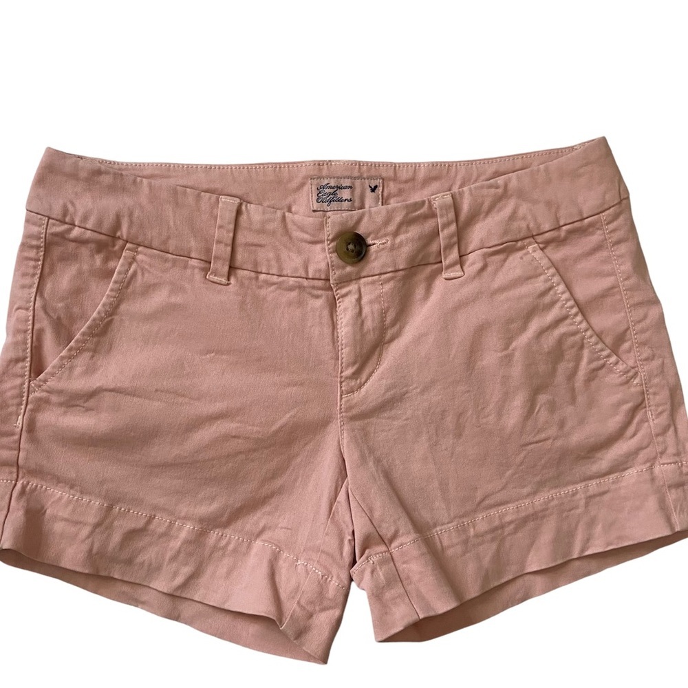 AE Women’s Pink Cotton blend Short size 0